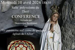 Conférence :Le patrimoine mal connu de quelques églises de l’Allier