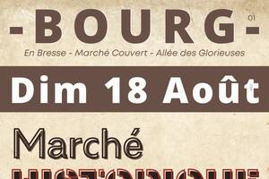 Marché historique et toutes collections  Bourg en Bresse