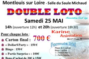photo DOUBLE LOTO final 700€ 14h et 20h avec partie spéciale joueurs double loto