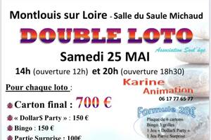 DOUBLE LOTO final 700€ 14h et 20h avec partie spéciale joueurs double loto