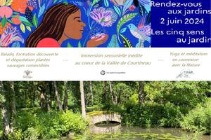 RDV aux Jardins: Immersion inédite - Plantes sauvages comestibles - Dégustation - Yoga Méditation