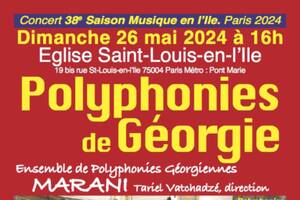 Polyphonies de Géorgie - Ensemble Marani