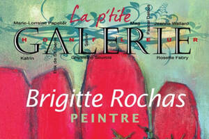 photo Exposition de Brigitte Rochas, peintre et Olivier Lecourtois, sculpteur