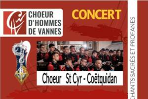 Concert Choeur d'hommes de Vannes & Chorale ESM de Saint-Cyr