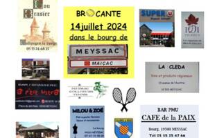 BROCANTE - VIDE-GRENIER DU 14 JUILLET 2024 - MEYSSAC