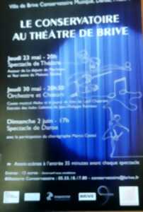 Le Conservatoire au Théâtre: Spectacle de théâtre (Théâtre de Brive)