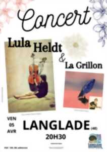 CONCERT LULA HELDT & LA GRILLON - LES RAT'S CORDÉS