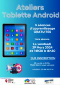 Ateliers tablette androïd