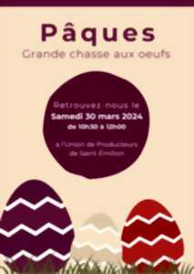 Grand Chasse aux oeufs de Pâques de l'Union des producteurs de Saint-Emilion !