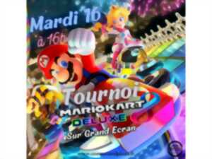 Tournoi Mario Kart sur grand écran