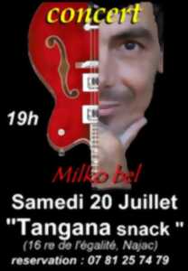 Concert : Milko bel au Tangana Snack