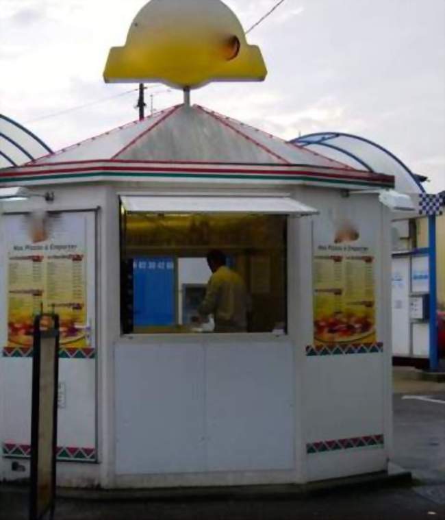 Kiosque à pizza tout équipé