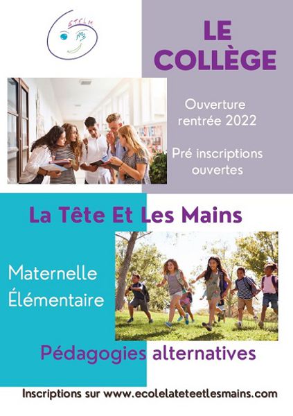 Professeures/Professeurs au collège alternatif E.T.E.L.M. Le Collège