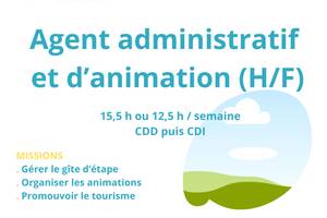Agent administratif et d'animations