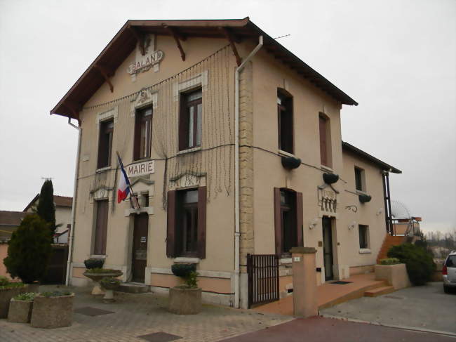 La mairie de Balan, bâtie en 1889 - Balan (01360) - Ain