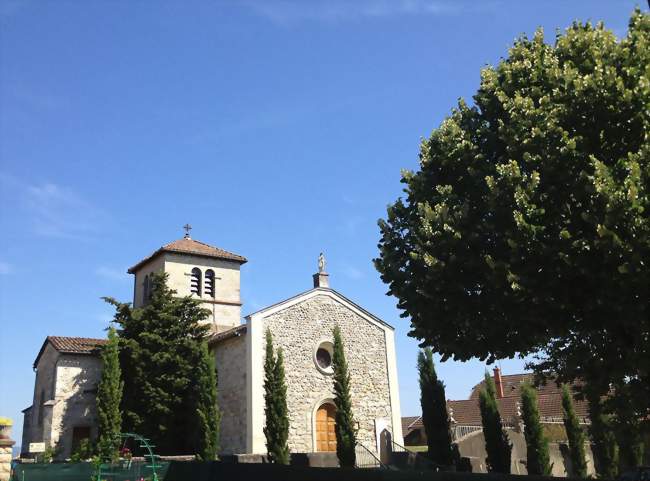 L'église de l'Assomption de Charnoz-sur-Ain, inscrite aux monuments historiques - Charnoz-sur-Ain (01800) - Ain