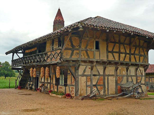 La ferme de la Forêt, localisée dans le village (même si fréquemment indiquée à Saint-Trivier-de-Courtes) - Courtes (01560) - Ain