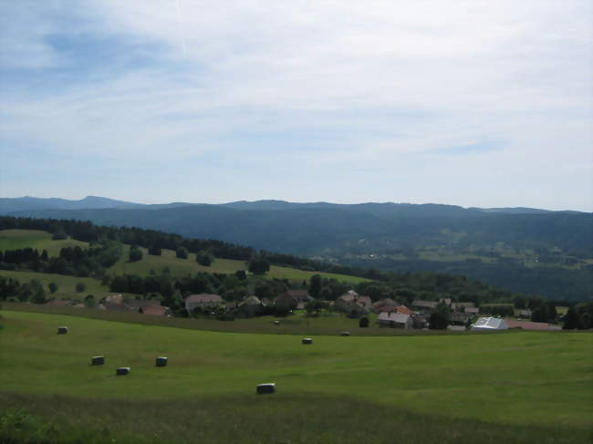 Vue du village de Giron - Giron (01130) - Ain