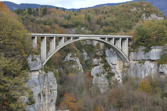 Le Pont des Pierres construit en 1910 - Montanges (01200) - Ain