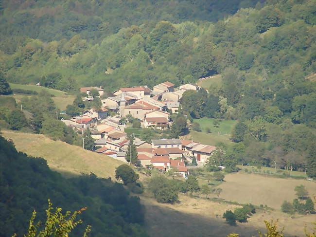 Le village de Nivollet vue du Mont Luisandre - Nivollet-Montgriffon (01230) - Ain