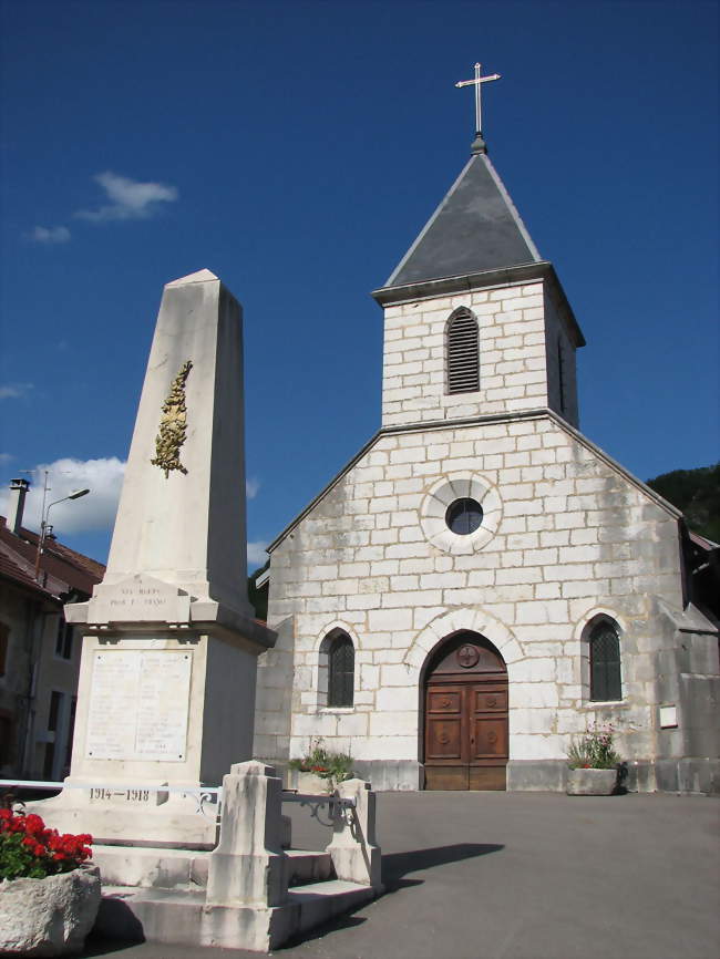 Place de l'église - Saint-Germain-les-Paroisses (01300) - Ain