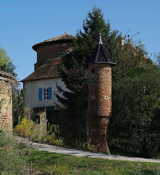 Vue partielle du château de Sandrans - Sandrans (01400) - Ain