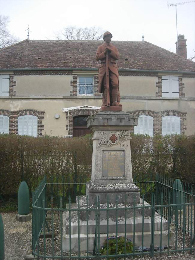 Monument aux Morts - Champigny-sur-Aube (10700) - Aube