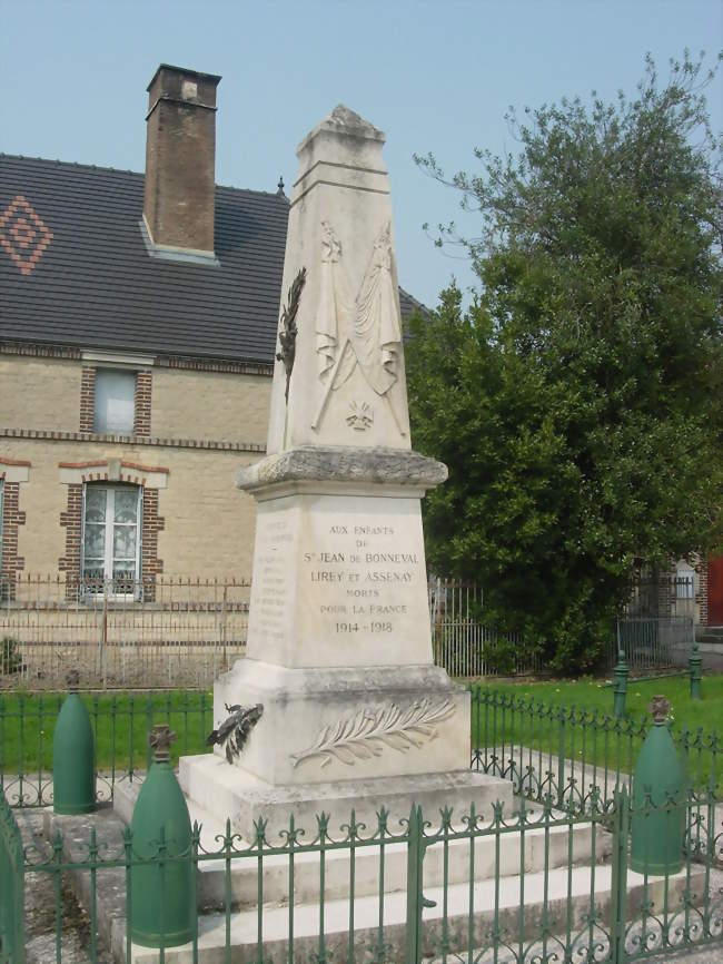 Monument aux morts - Lirey (10320) - Aube