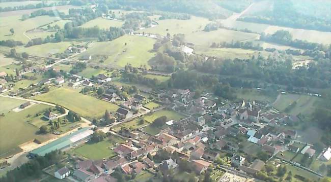 Vue aérienne - Montier-en-l'Isle (10200) - Aube