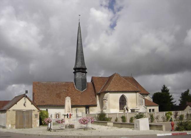 L'église Saint Léon II - Thennelières (10410) - Aube