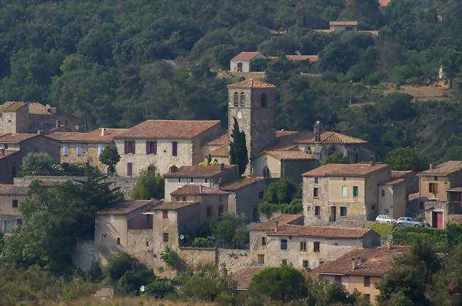 Vue générale d'Aragon - Aragon (11600) - Aude