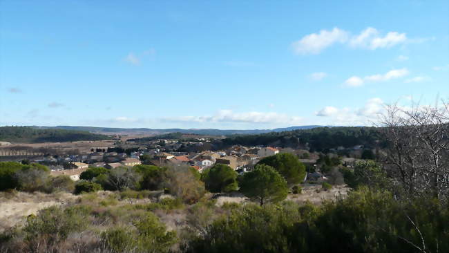 Vue de Boutenac en hiver - Boutenac (11200) - Aude