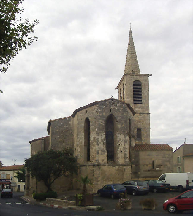 L'église Saint-Martin - Fleury (11560) - Aude