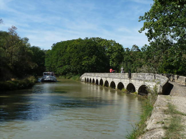 L'épanchoir de l'Argent-Double sur le canal du Midi - La Redorte (11700) - Aude