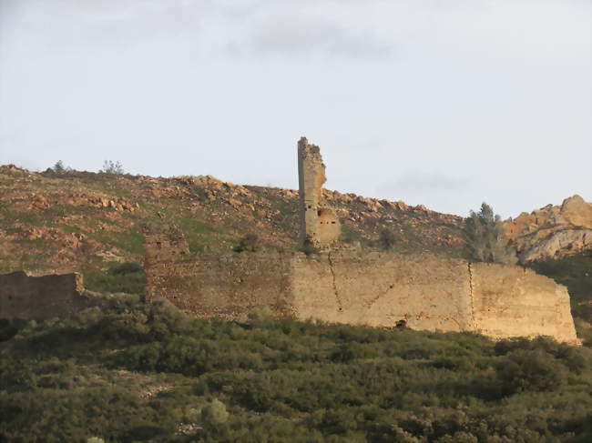 Château de Saint-Pierre-des-Clars sur la commune de Montredon-des-Corbières - Montredon-des-Corbières (11100) - Aude