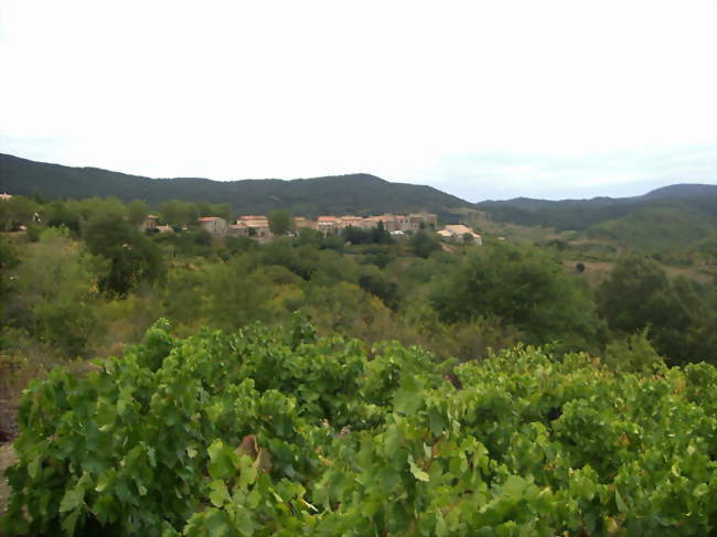 Vue du village - Quintillan (11360) - Aude