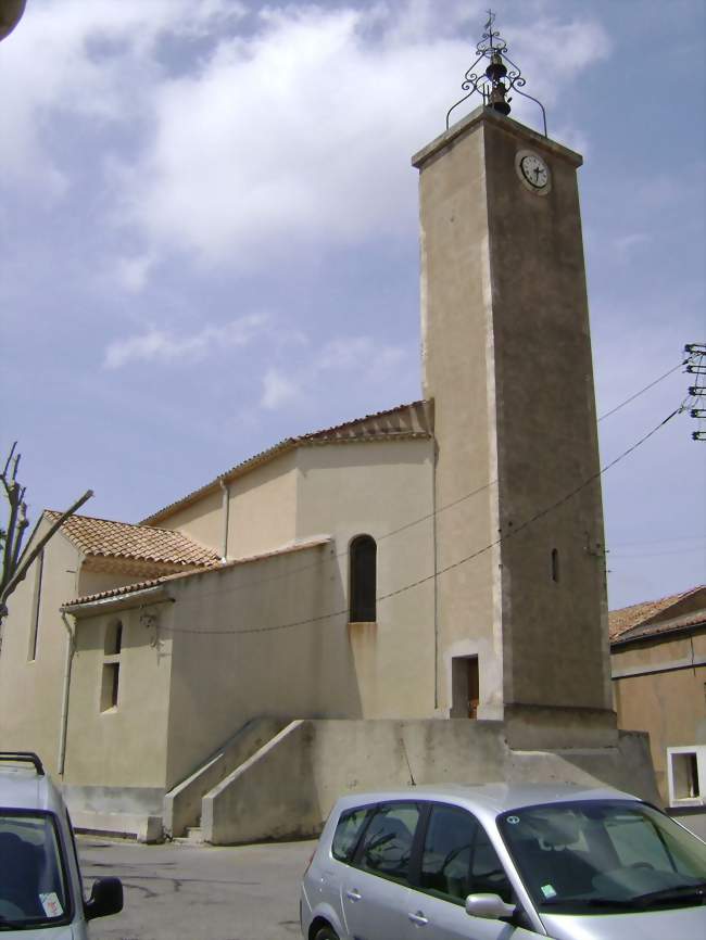 L'église du XIIe siècle de Saint-André-de-Roquelongue - Saint-André-de-Roquelongue (11200) - Aude