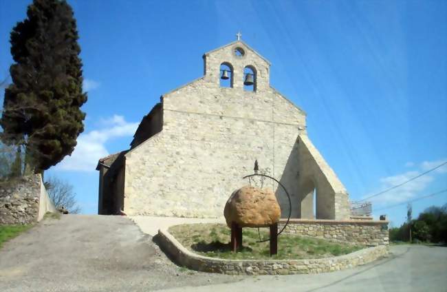 L'église Saint-Gaudéric - Saint-Gaudéric (11270) - Aude