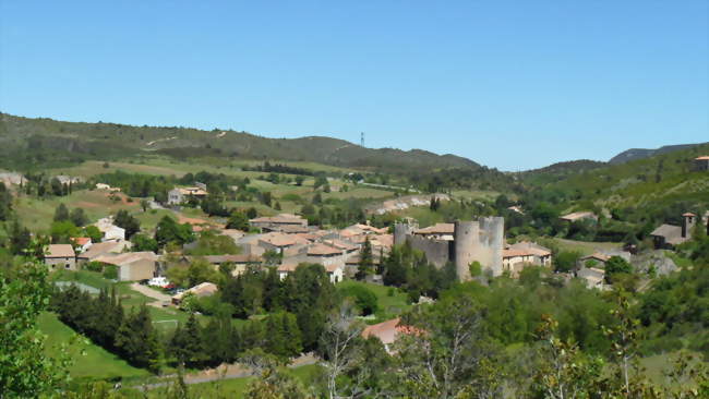 Vue du village - Villerouge-Termenès (11330) - Aude