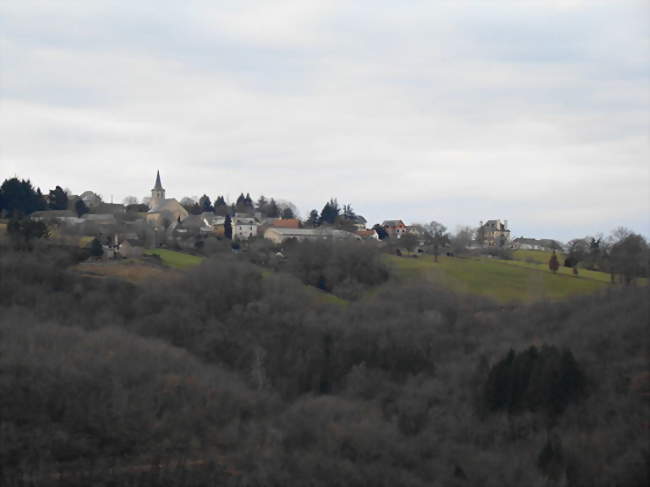 Saint-André vu de La Baule à Montirat - Saint-André-de-Najac (12270) - Aveyron