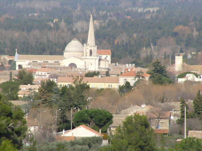 Saint-Rémy-de-Provence, vue de Glanum - Saint-Rémy-de-Provence (13210) - Bouches-du-Rhône
