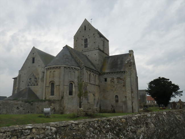 L'église abbatiale - Deux-Jumeaux (14230) - Calvados
