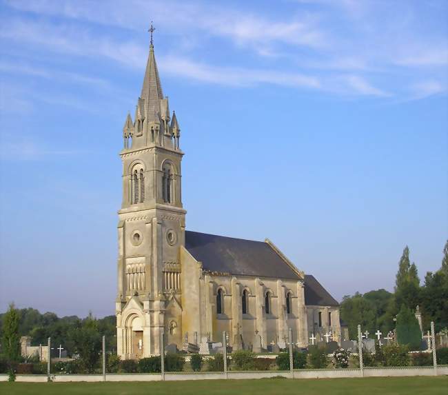L'église Saint-Aubin - Fontenay-le-Pesnel (14250) - Calvados