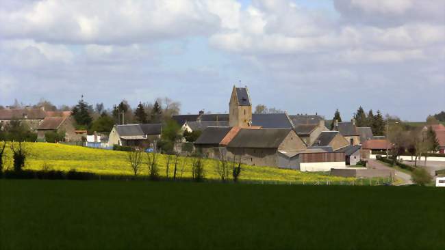 Une vue du village - Ouffières (14220) - Calvados