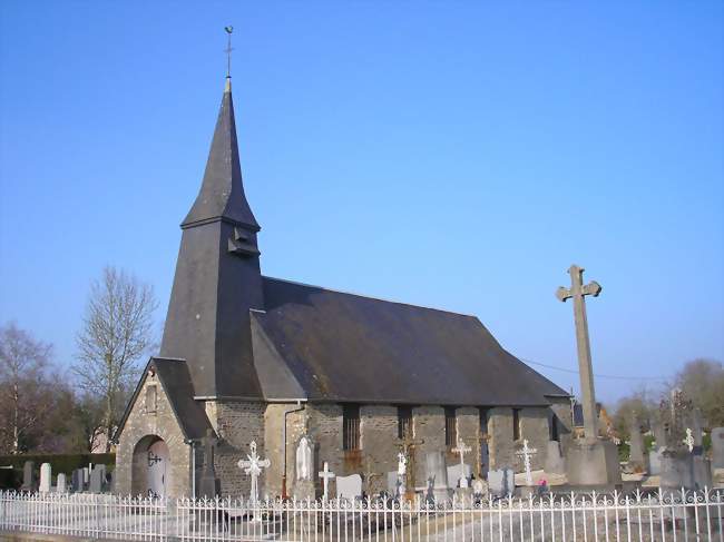 L'église Saint-Étienne-et-Sainte-Anne - La Rocque (14410) - Calvados
