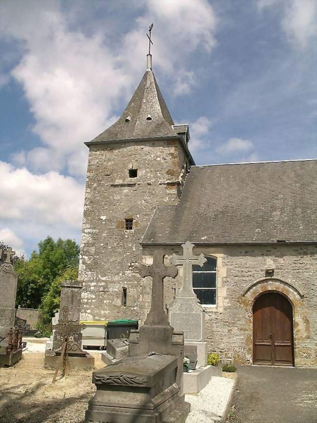 L'église Saint-Laurent - Roucamps (14260) - Calvados