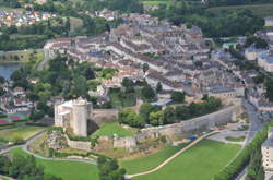 photo Lumières et graffiti au château Guillaume-le-Conquérant de Falaise