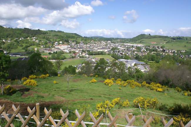 Vue générale de Riom-ès-Montagnes - Riom-ès-Montagnes (15400) - Cantal