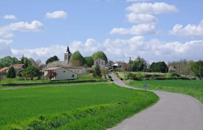 Arrivée à Chavenat par la D 439 - Chavenat (16320) - Charente