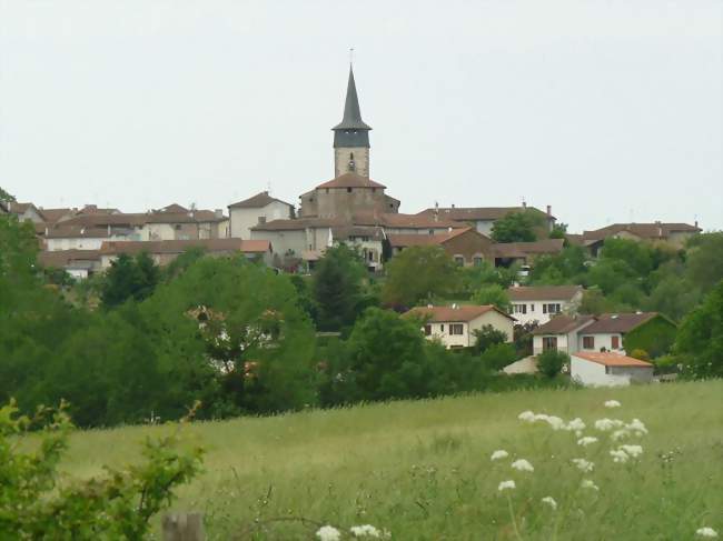 Saint-Maurice depuis la route de Lésignac - Saint-Maurice-des-Lions (16500) - Charente